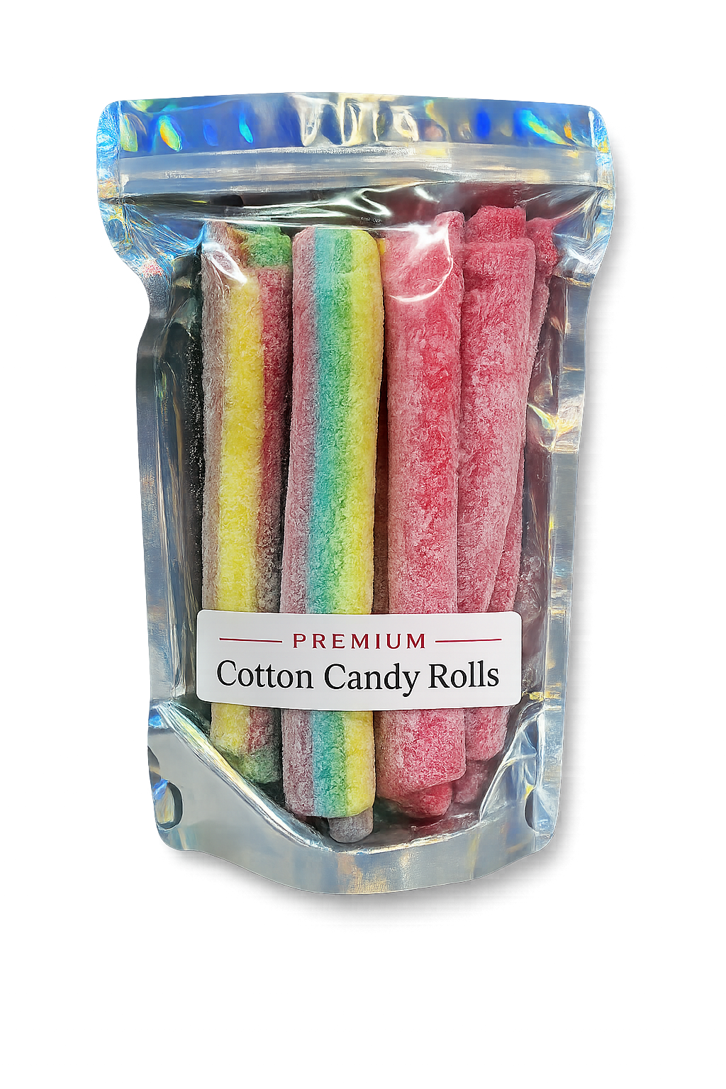Freeze Dried Cotton Candy Rolls