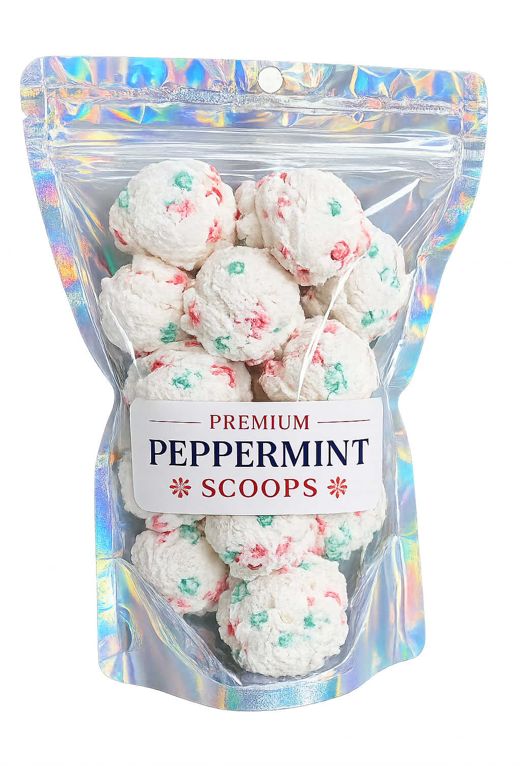 Premium Freeze Dried Peppermint Scoops